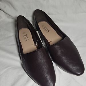NWT a.n.a Brown Loafers, size 8 1/2